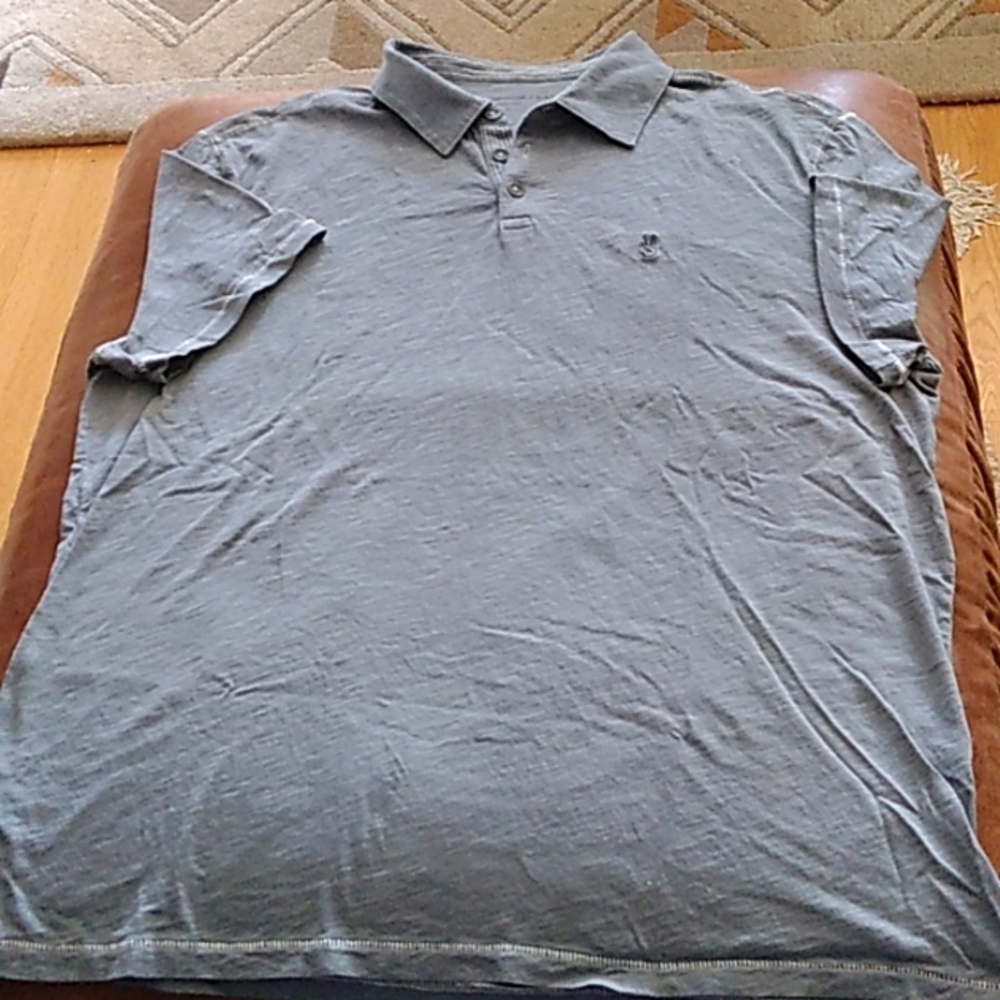 John Varvatos 100 % cotton collared polo short sleeves XL